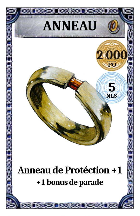Anneau - de protection +1